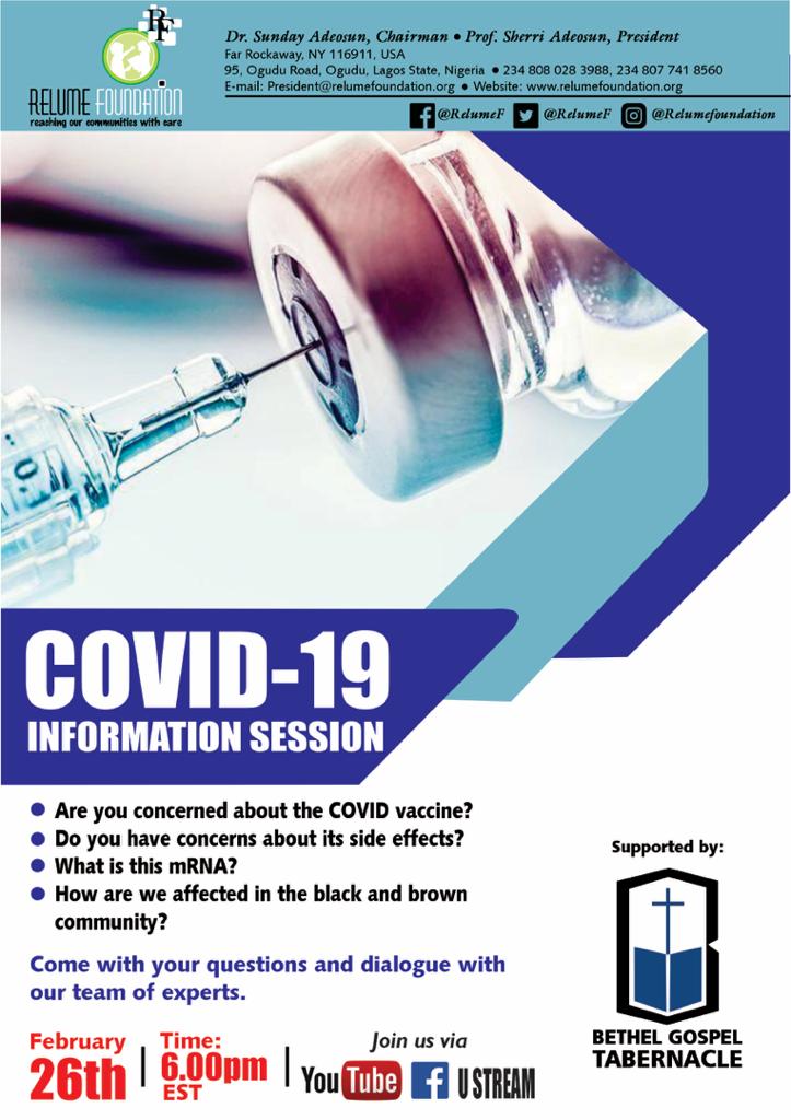 COVID-19 Information Session
