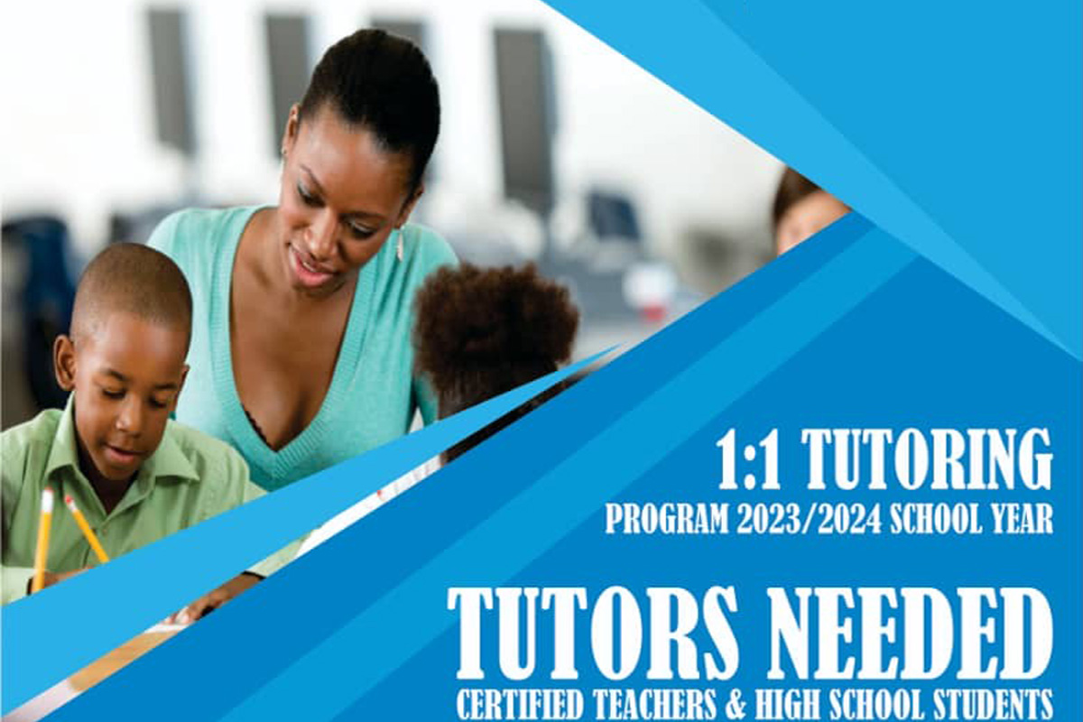 1:1 Tutoring – Tutors Needed